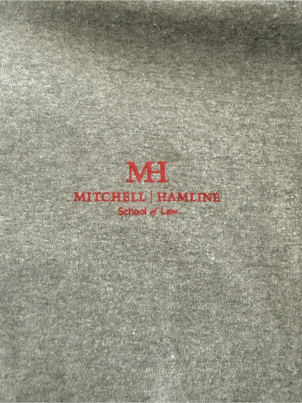 Mitchell Hamline School of Law Gray Quarter-Zip Medium Sweatshirt - Picture 2 of 4